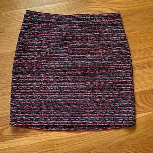 Marc by Marc Jacobs Red and Blue Tweed Mini Skirt